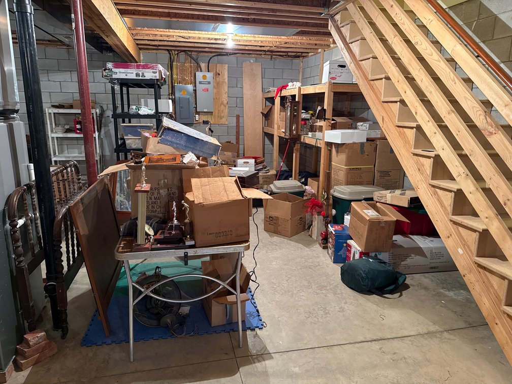 1/2 BASEMENT CONTENTS 