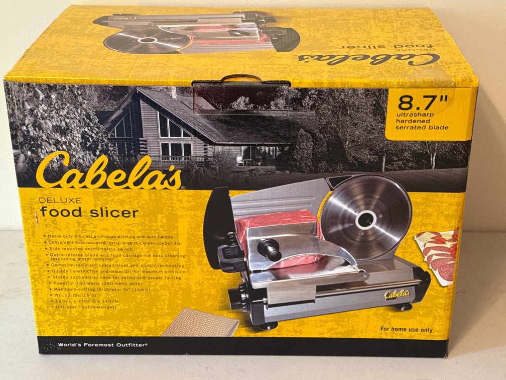 CABELAS FOOD SLICER 