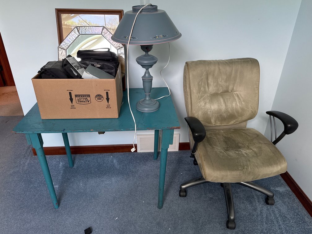DESK, CHAIR, PHOTOGRAPHY