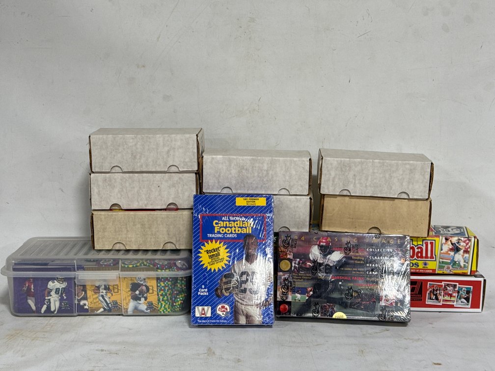 FACTORY SEALED FOOTBALL CARDS