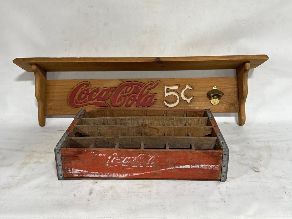 COKE SHELF & CRATE