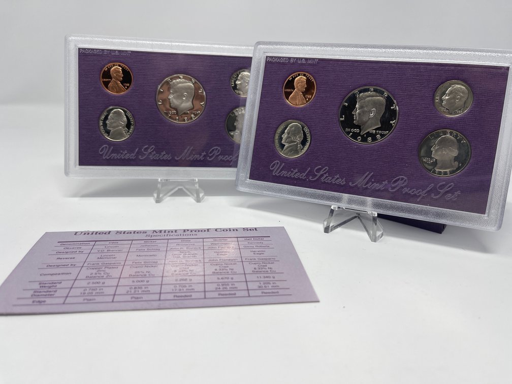 1988 United States Mint Proof Sets