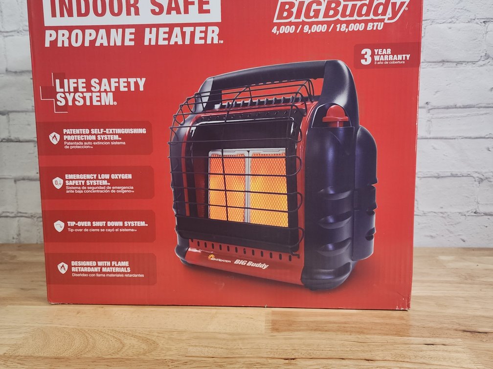 Mr. Heater Big Buddy Propane Heater  - 4000/9000/18000 BTU