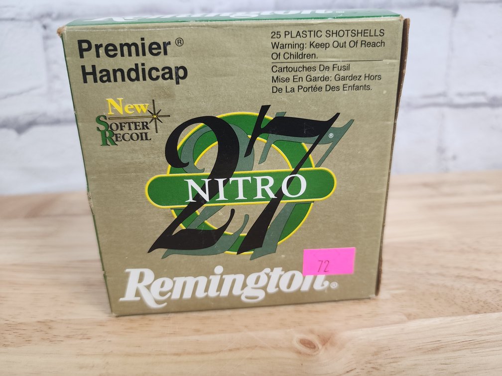 Remington Nitro 27 12 Gauge Ammo - 7 1/2 Shot - 25 Rounds