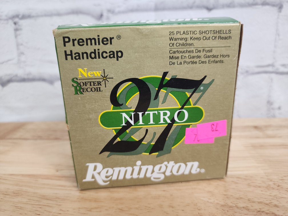 Remington Nitro 27 12 Gauge Ammo - 7 1/2 Shot - 25 Rounds