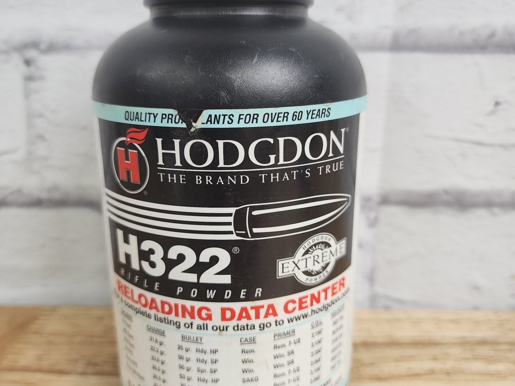 1# Can Hodgdon H322 Rifle Reloading Powder  - Almost Full 