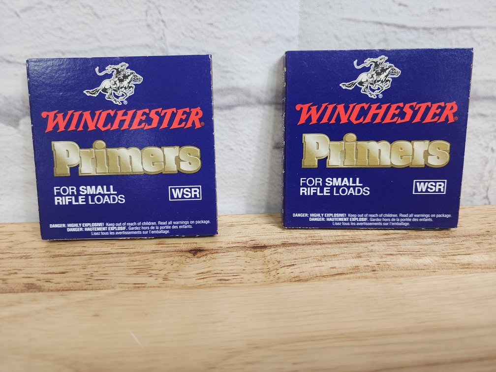 Winchester WSR Small Rifle Primers - 2 100 Packs -