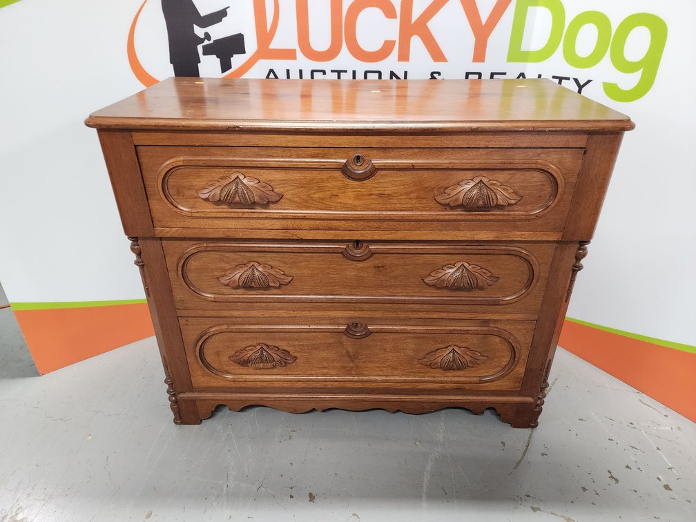 Victorian Carved Dresser