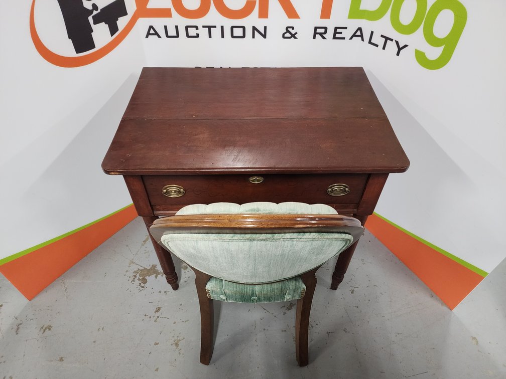 Victorian Style Desk W/Chair