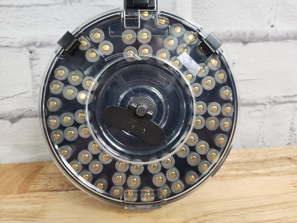 AK 47 75 Round Drum Magazine  - Full w/7.62 x 39 Ammo 