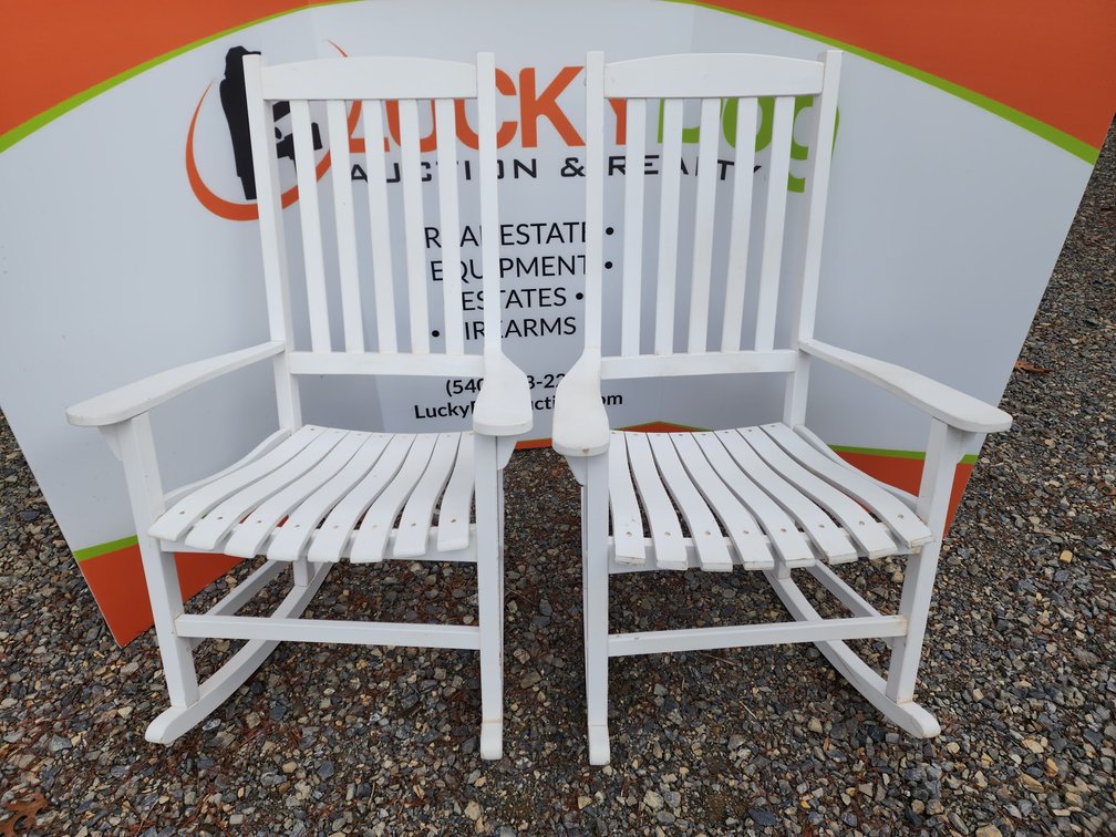 Wooden Rocking Chairs (2) Included  