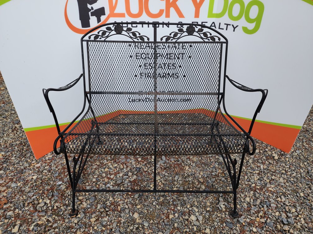 Wrought Iron Patio Rocker