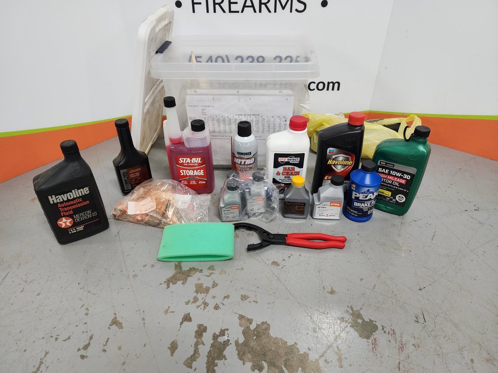 Sta-bil - Starting Fluid - Motor Oil - 2 Cycle Mix and More (Tote Included)