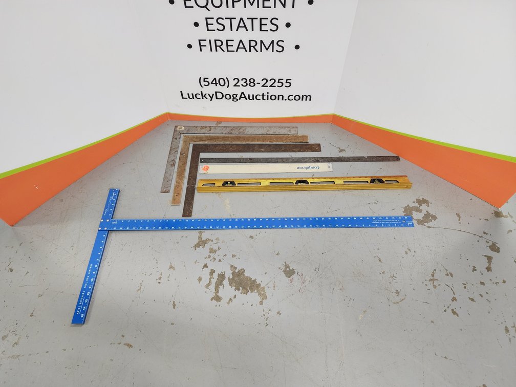 T Square - Framing Squares - Levels - Meter Stick