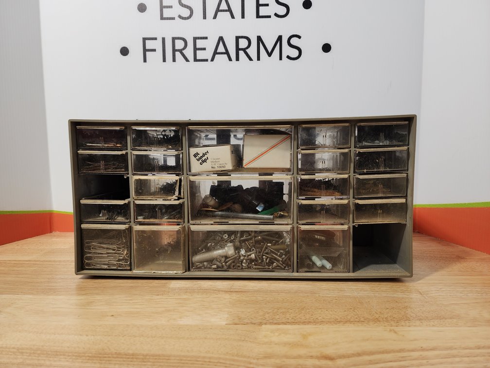 Hardware Organizer W/Assorted Hardware Measures 8.5" Tall x 18" Wide x 6.5" Deep