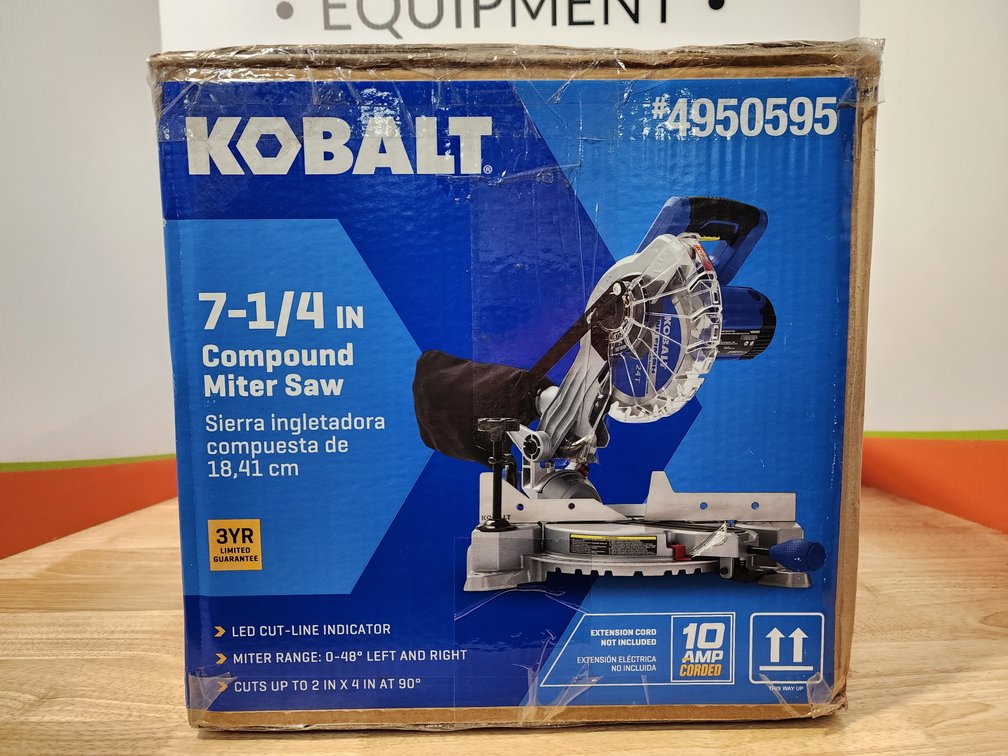 Kobalt 7 1/4" Compound Miter Saw (Sealed) 