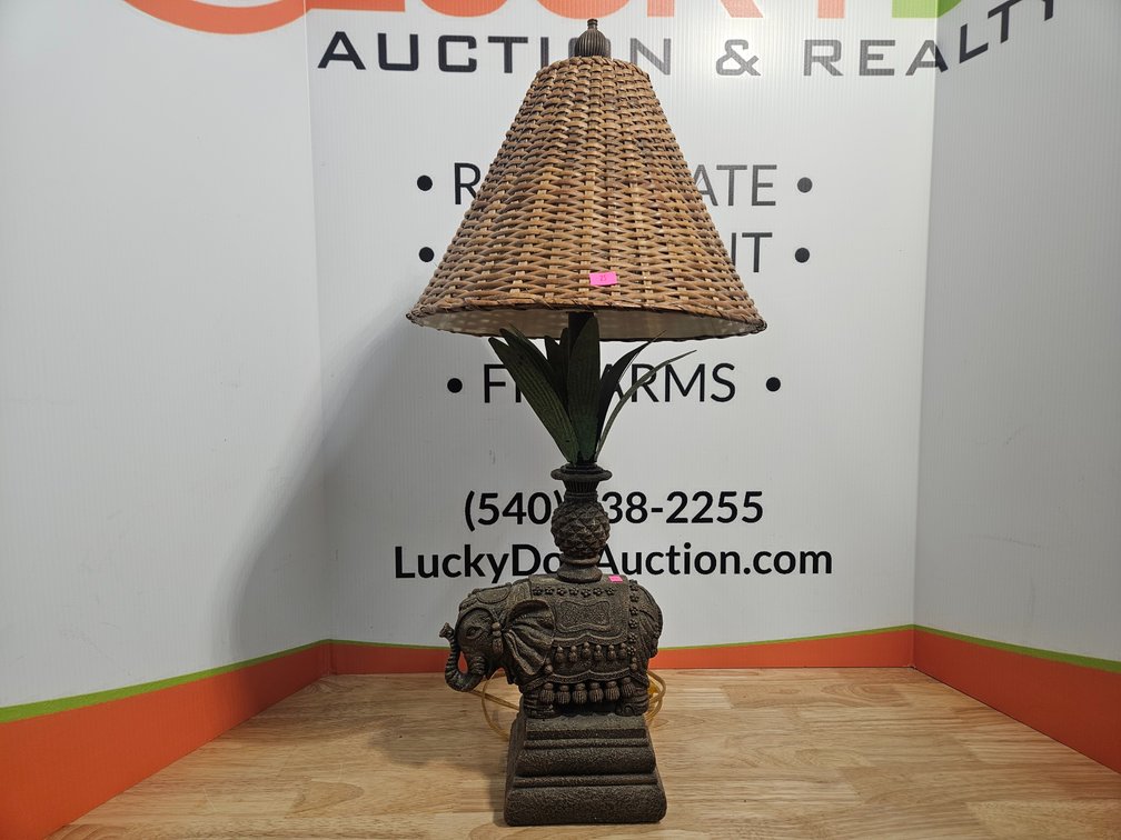 Elephant Lamp - Measures 29.5" Tall
