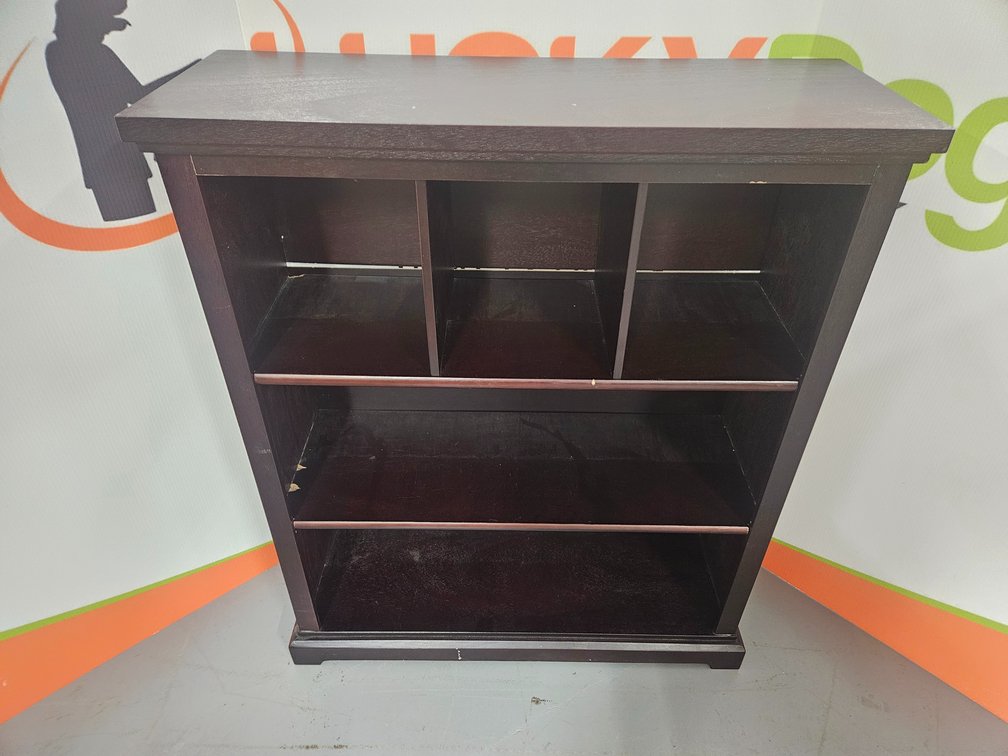 Wooden Bookshelf - Measures 40.5" Tall × 34" Wide × 12 5" Deep