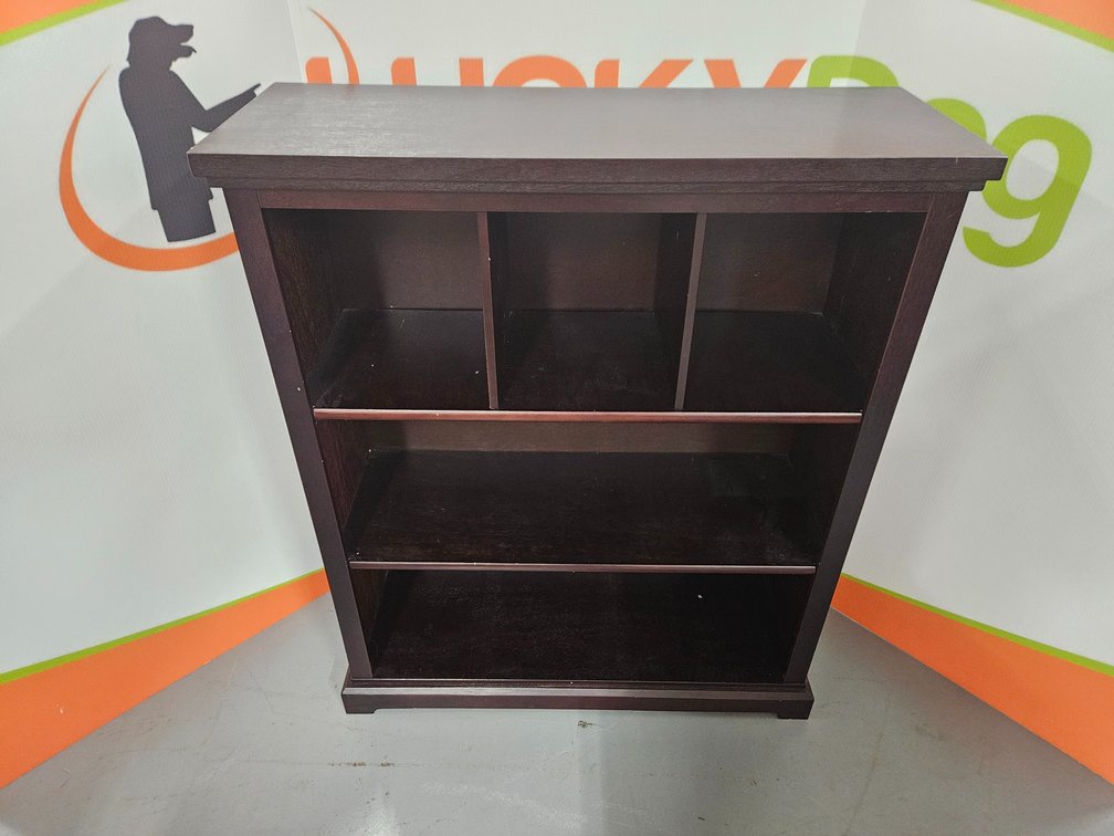 Wooden Bookshelf - Measures 40.5" Tall × 34" Wide × 12 5" Deep