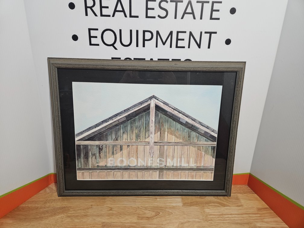 Boones Mill Train Station Framed Print 20"×26"