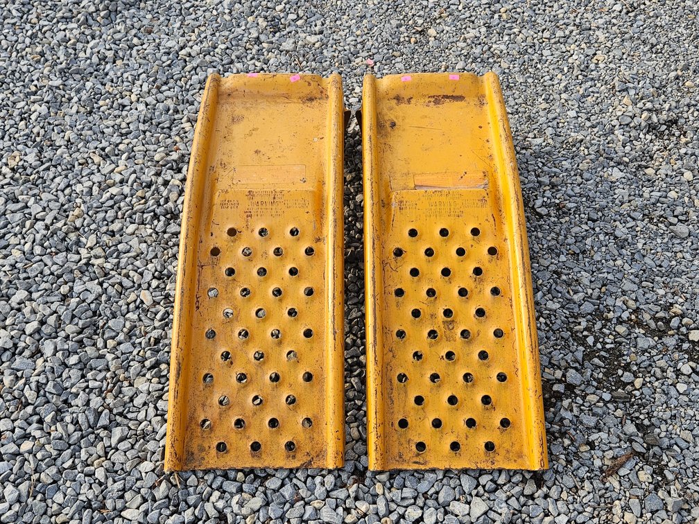 Metal Car Ramps - Measures 9.5" Tall × 12" Wide × 33.5" Deep 2 Included 