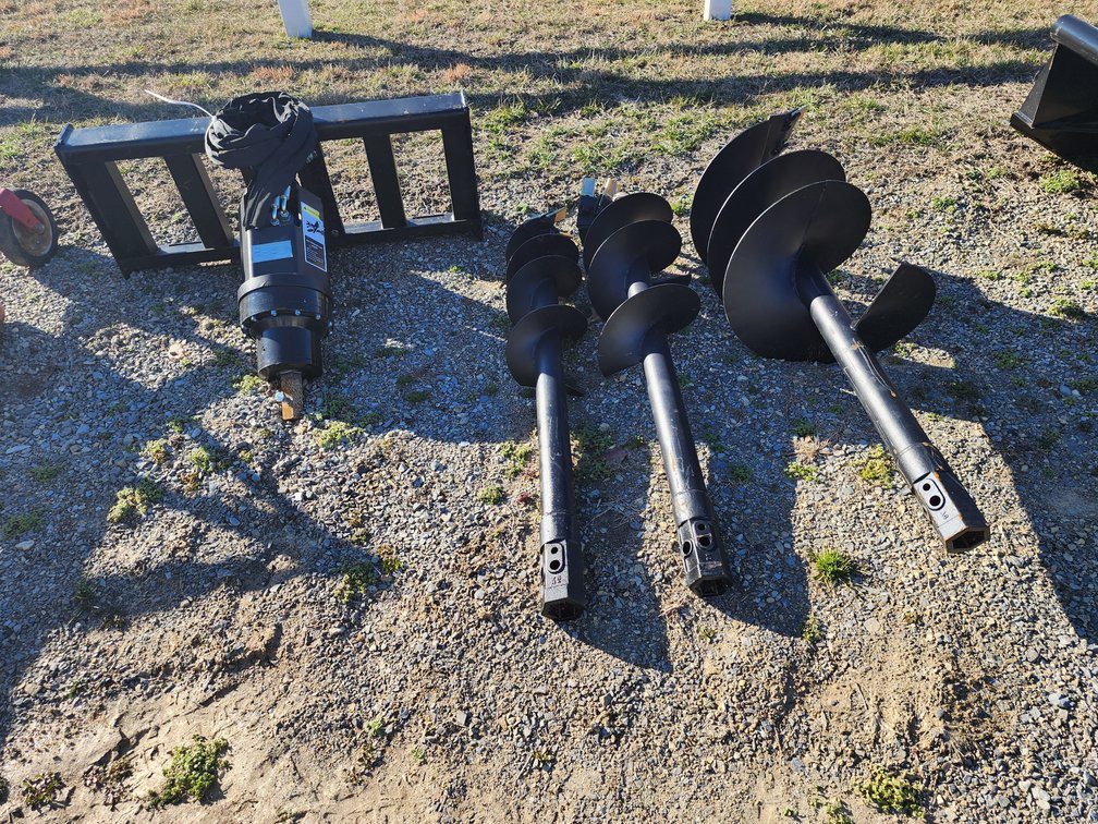 Front Mount Skid Steer Quick Attach Auger 