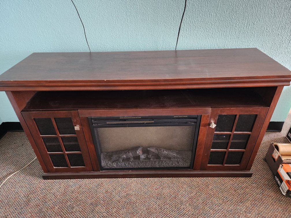 Entertainment Center W/Electric Fireplace