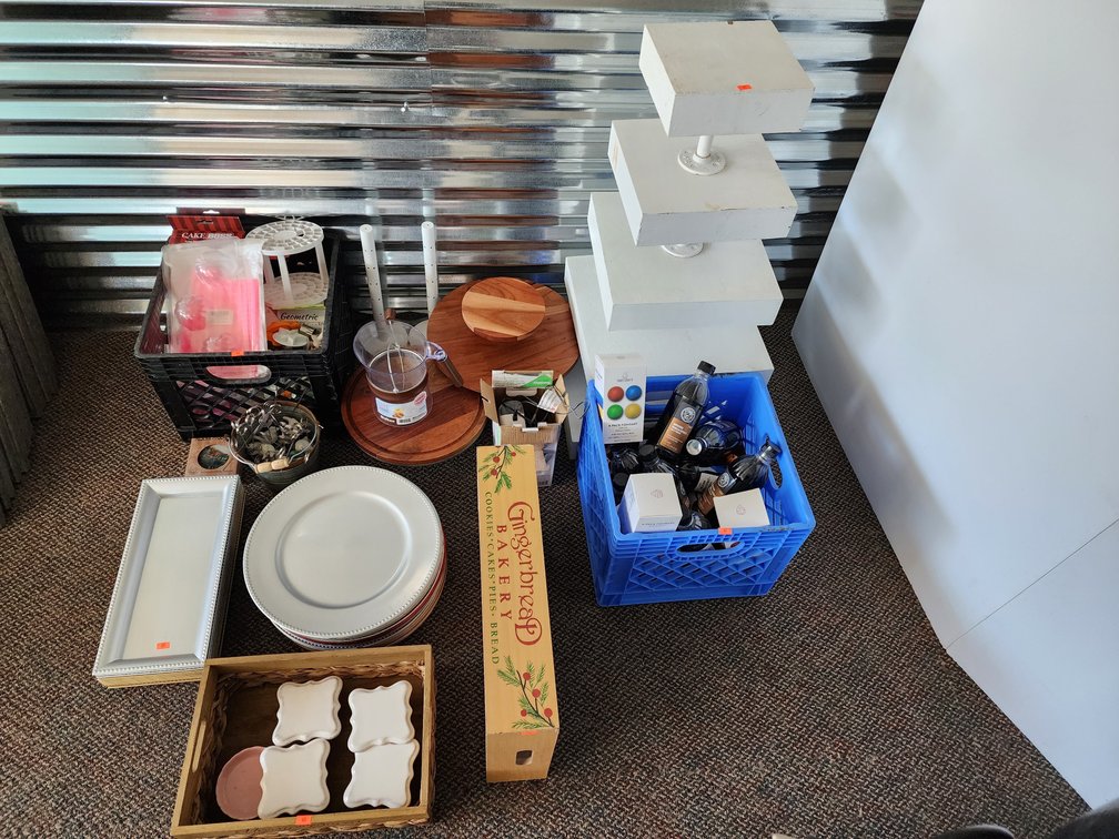 5 Teir Display Shelf - Baking Supplies - Plates - and More 