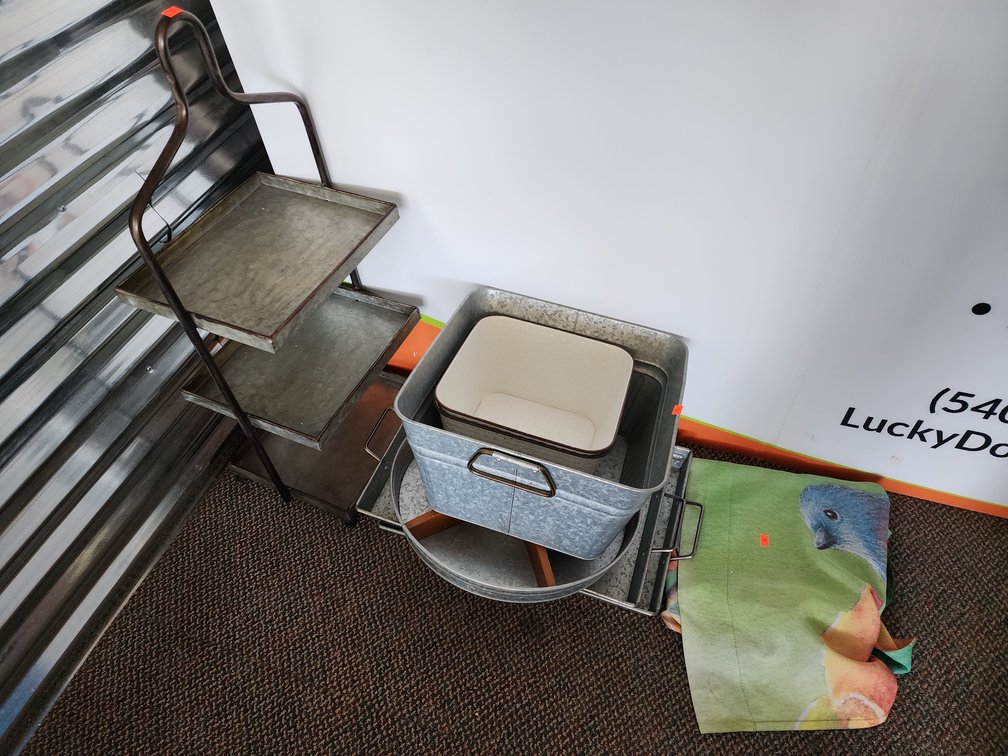 3 Teir Metal Display Shelf - Metal Serving Trays and More 