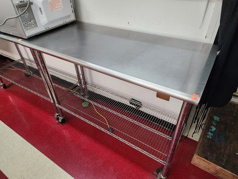 Stainless Rolling Table 