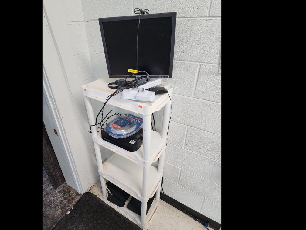 Plastic 4 Teir Storage Shlef - Dell Monitor - Security Camera System Parts and More 