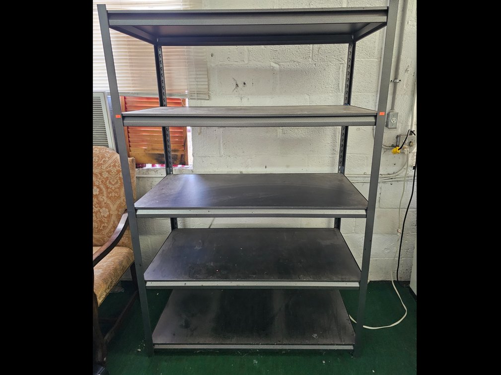 Metal Shelf - Measures 72" Tall xc48" Wide x 24" Deep
