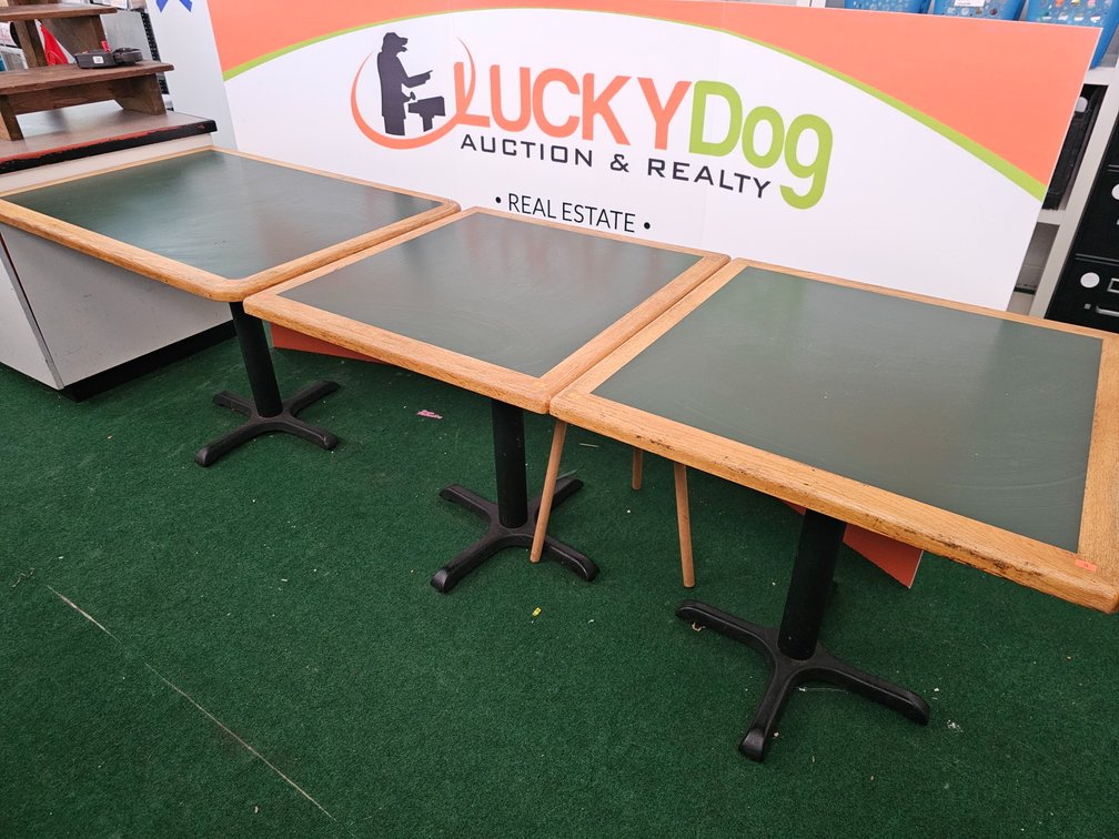 (2) 30" x 30" Tables and (1) 46" x 30" Tables
