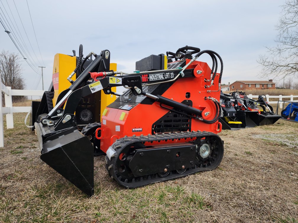 AGT Industrial LRT 23 Mini Skid Steer Loader - 739cc Engine - W/Tool Box and Accessories (Unused) - Worked When Tested - Sold As-Is 