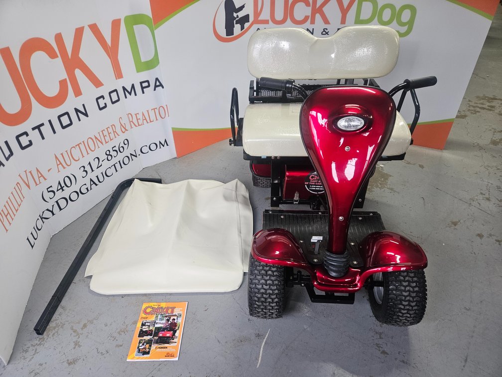 Cricket Model SX-3 Electric Sport Vehicle W/Canopy and Owners Manual (Less Than 2 Hours Use)