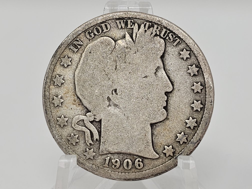 1906-D Silver Barber Half Dollar 