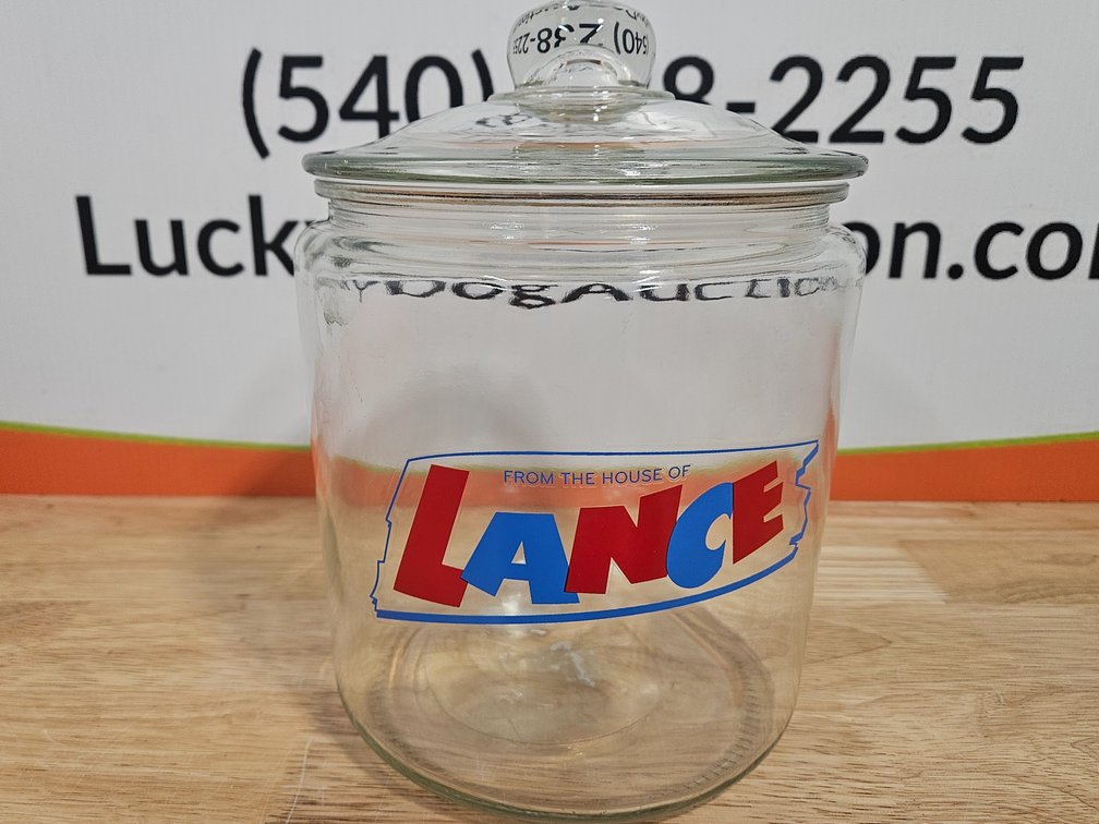 Lance Cracker Jar 10" Tall 