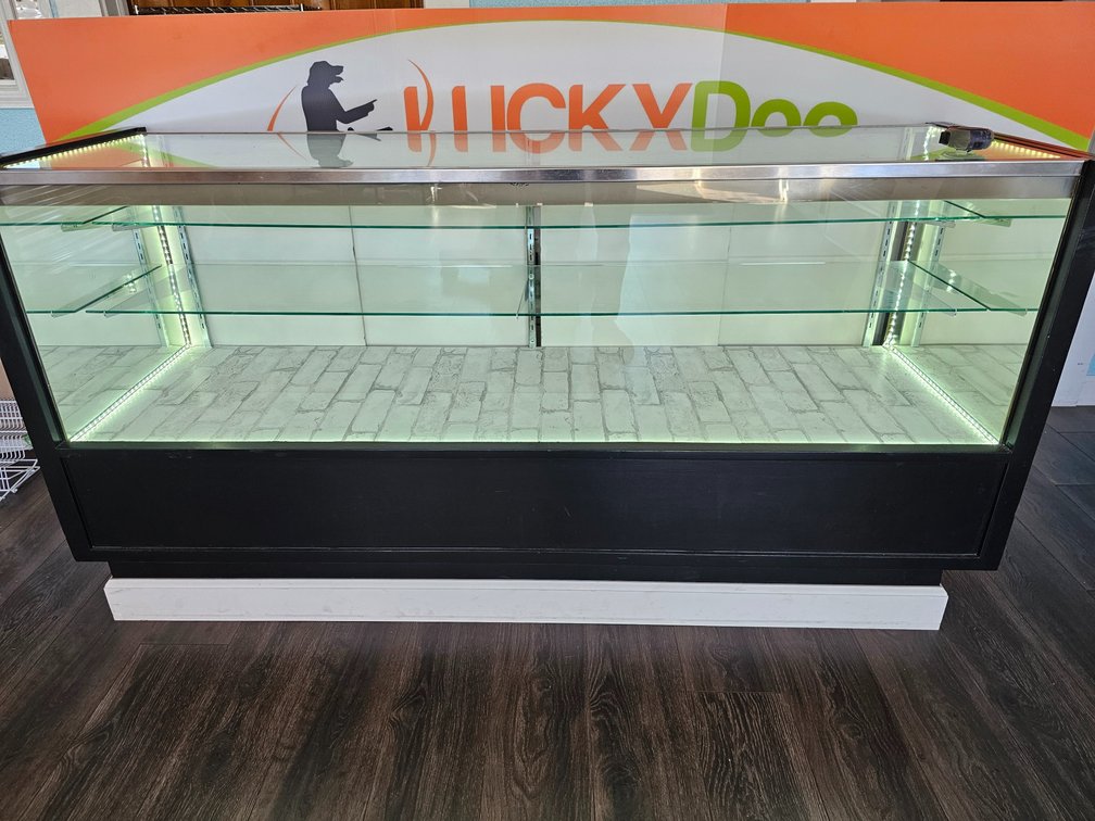 Lighted Retail Display - Measures 39" Tall x 74" Wide x 24" Deep