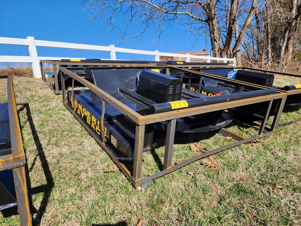 Mower King 6' Front Mount Skid Steer Quick Attach Brush Cutter