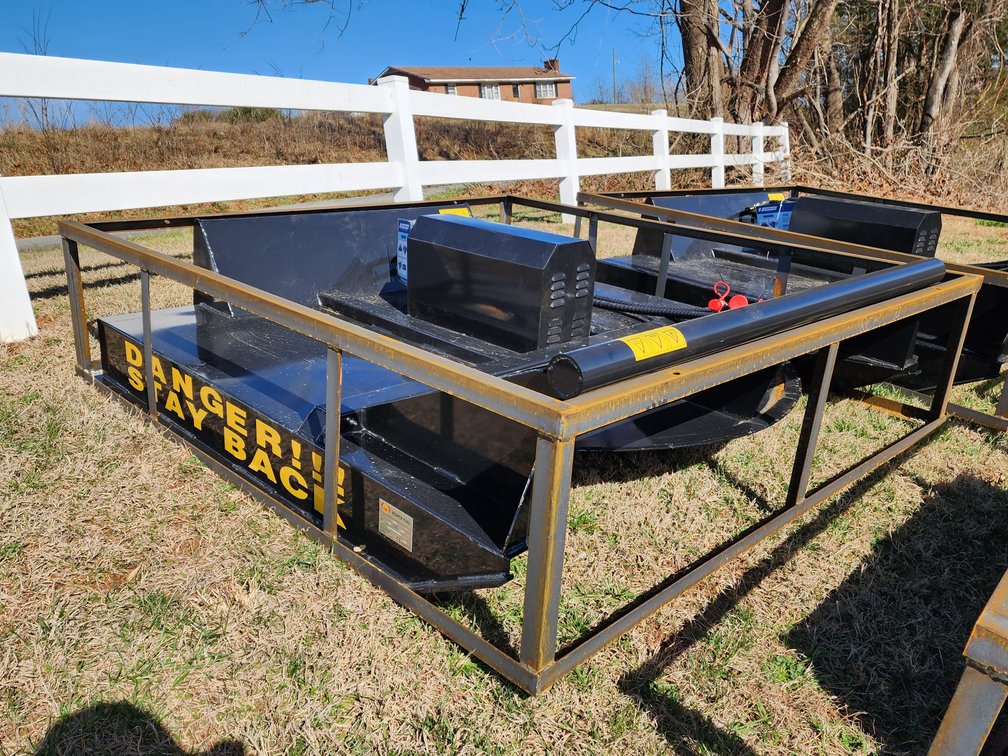 Mower King 6' Front Mount Skid Steer Quick Attach Brush Cutter