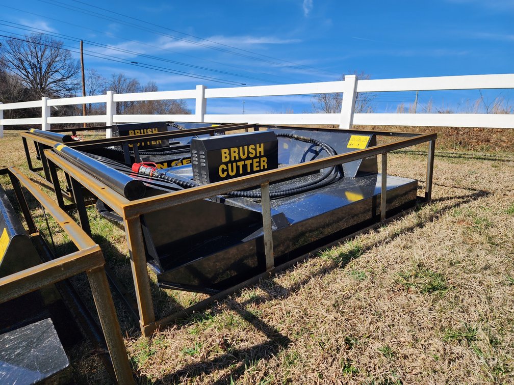 Mower King 6' Front Mount Skid Steer Quick Attach Brush Cutter