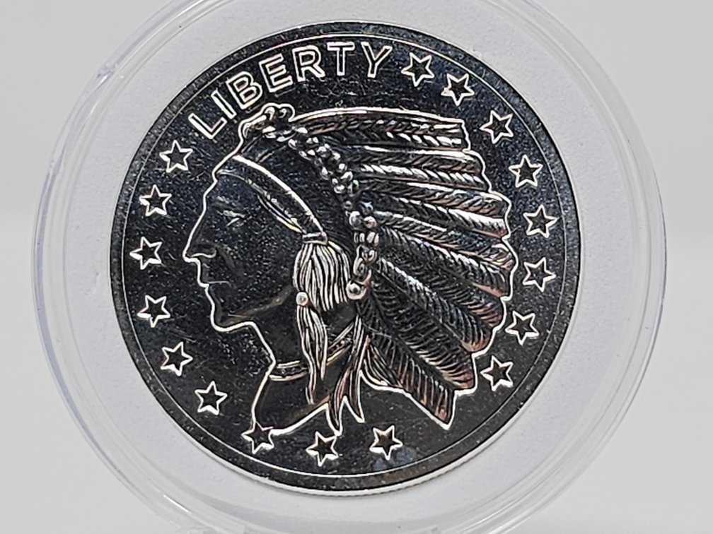 Liberty 1 Oz .999 Silver Round w/ Capsule 