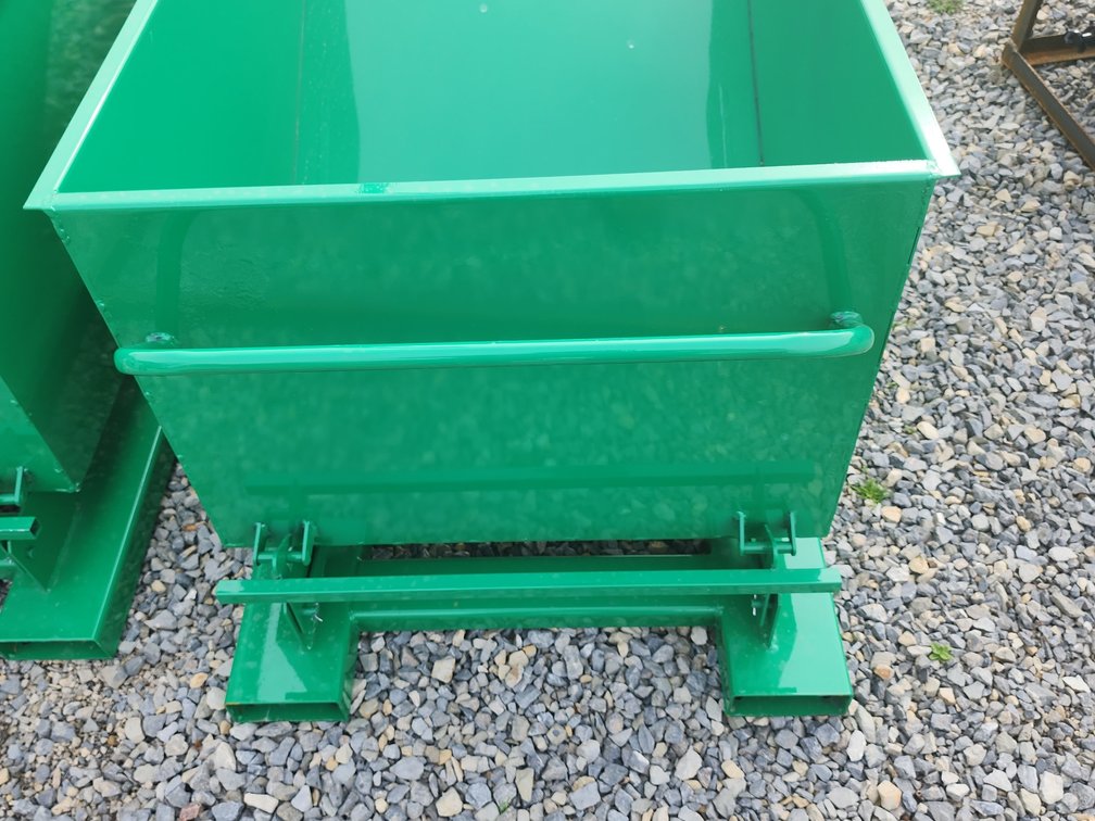 Mini Dumpster w/ Forks (24") - Hinged - Unused - Half Yard?