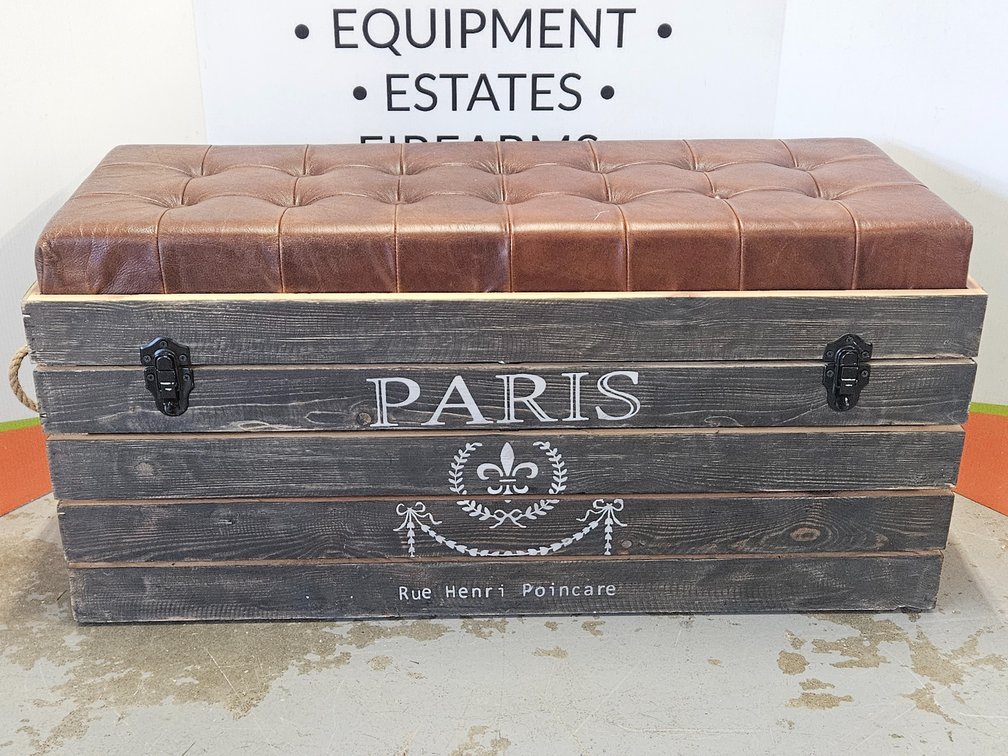 European Themed Chest - Measures 19" Tall × 39.5" Wide × 16.5" Deep