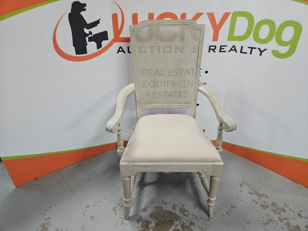 Wooden Chair - Measures 39.5" Tall × 24" Wide × 24" Deep - Needs Repair
