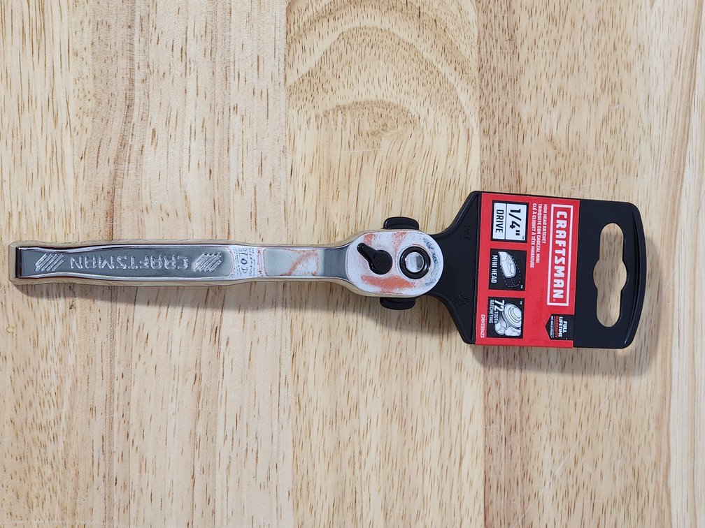Craftsman 1/4" Drive Mini Head Ratchet 