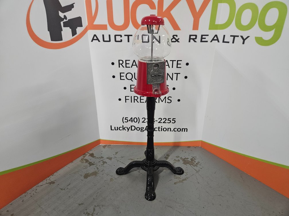 Carousel Bubble Gum Machine - Measures 38" Tall 