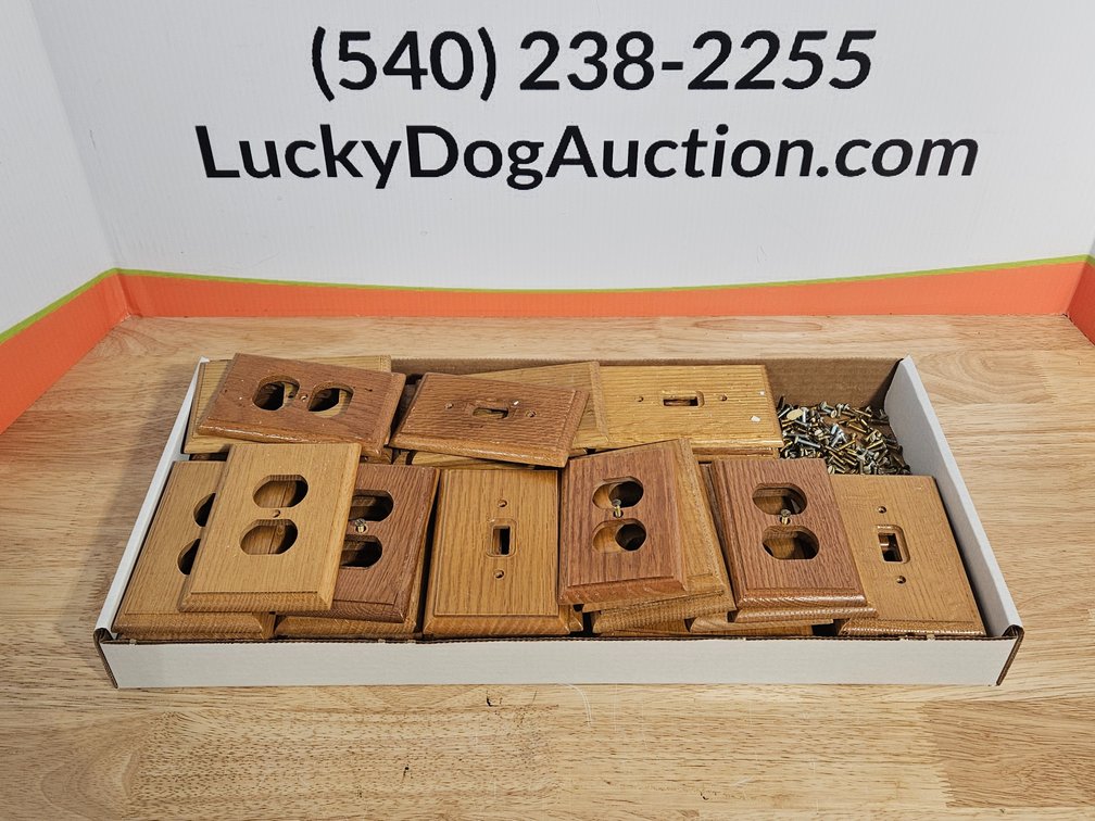 Receptacle Covers and Light Switch Wooden Covers 