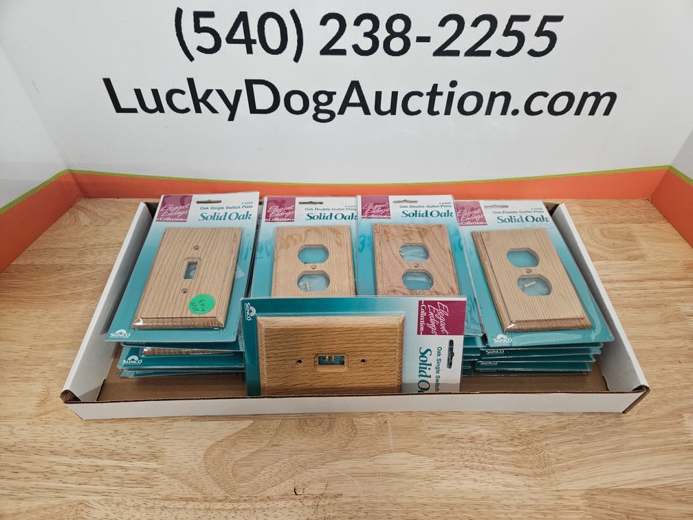 Elegant Endings Collection Solid Oak Switch and Outlet Plates 25 Included 