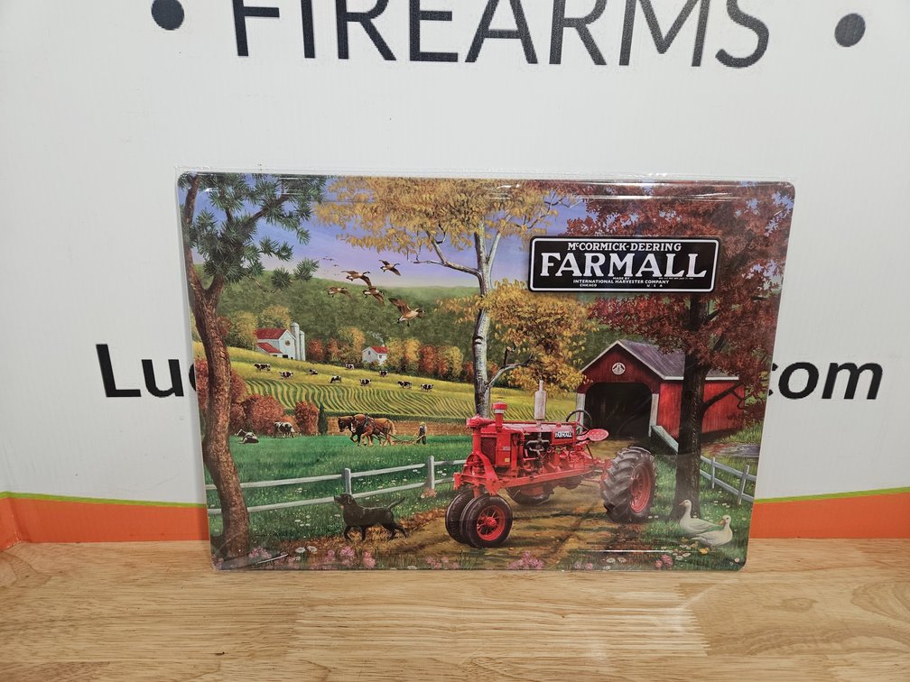 McCormick - Deering Farmall Metal Sign - Measures 12"×17" (New)